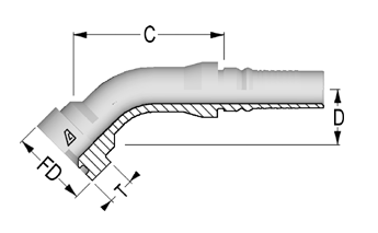 SF 6000 CAT Interlock 45 градусов