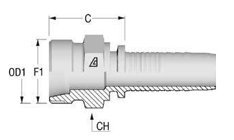 DKO-L конус 24° наружная резьба DKO-L конус 24° наружная резьба