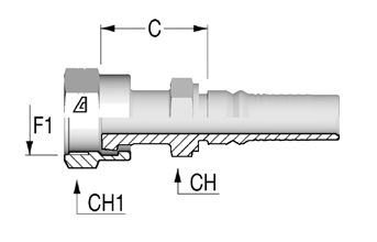 ORFS Interlock внутренняя резьба