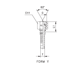 Фитинг BSP гайка Фитинг Interlock Cast BSP штифтованная/накидная гайка O'ring ISO 8434-6 (BS 5200) фото