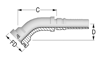 SF 3000 Interlock 45 градусов
