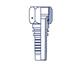 JIC внутренняя резьба JIC внутренняя резьба