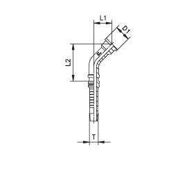 Фланцы SF 3000 Фланец SAE код 61 угол 45° фото