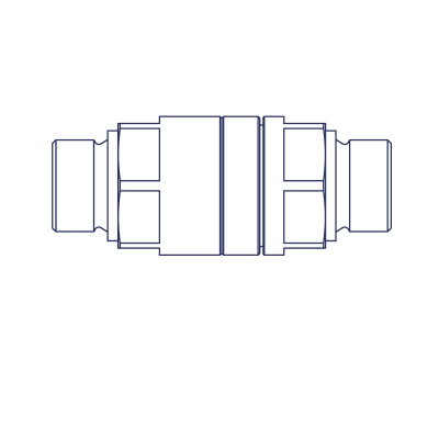BSPP, штуцер - штуцер BSPP, штуцер - штуцер