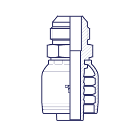 JIC нар. резьб. конус 37° (серия H)