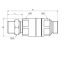 BSPP, штуцер - штуцер контр гайка Поворотные соединения для РВД BSPP, штуцер - штуцер контр гайка фото