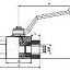 Кран шаровый NPT 2-х ходовой Кран шаровый NPT фото
