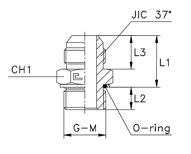 Прямые метрика уплотнение тип H Штуцера ввертные тип F Прямые метрика уплотнение тип H фото