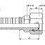 Фитинг BSP гайка Фитинг серии CS BSP Внутренняя резьба O'RING BS 5200 - ISO 12151-6 фото