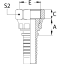 ORFS внутренняя резьба обжатая гайка Фитинги ORFS гайка ORFS внутренняя резьба обжатая гайка фото