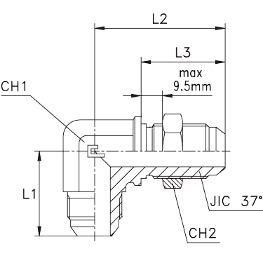 Переборочные соединения PD Угловые 90° фото