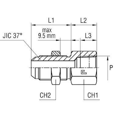 Переборочные соединения PD С внутренней резьбой NPT фото