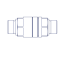 Поворотные соединения для РВД BSPP, штуцер - штуцер фото